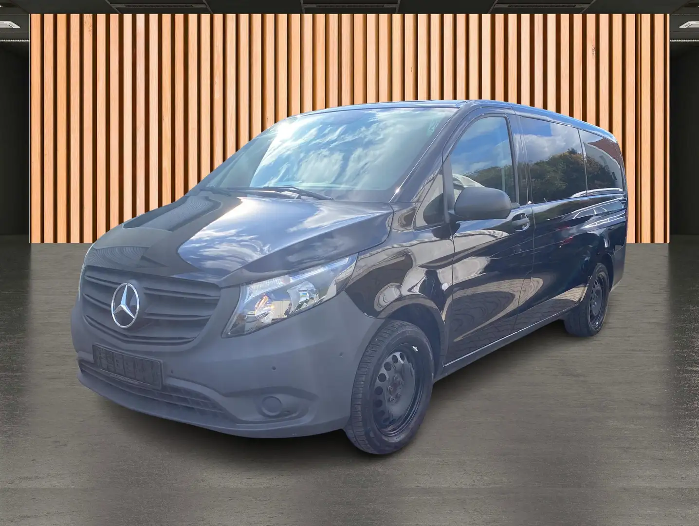 Mercedes-Benz Vito 116 CDI Pro lang Automatik 9 Sitze*DAB Schwarz - 2