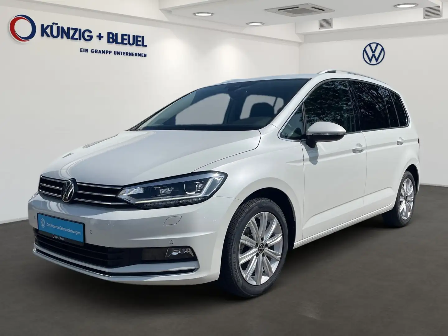 Volkswagen Touran Highline 2,0 TDI DSG Nav*Kam*AHK*7 Sitz* Weiß - 2