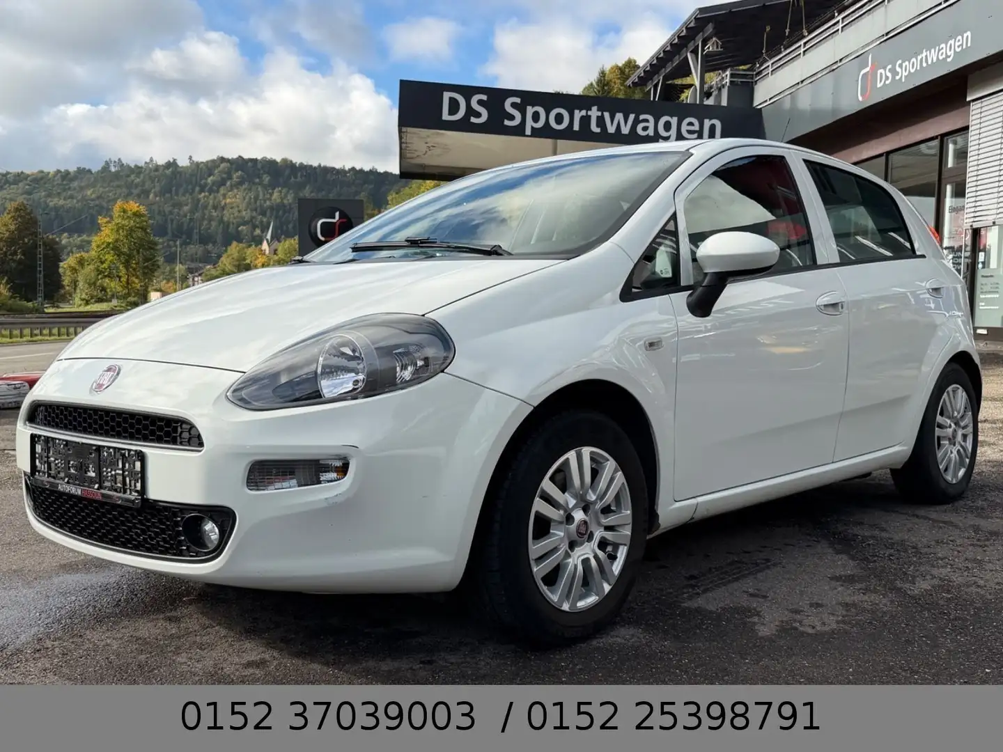 Fiat Punto Evo Multijet SHZ Klimaautomatik Tempomat Weiß - 1