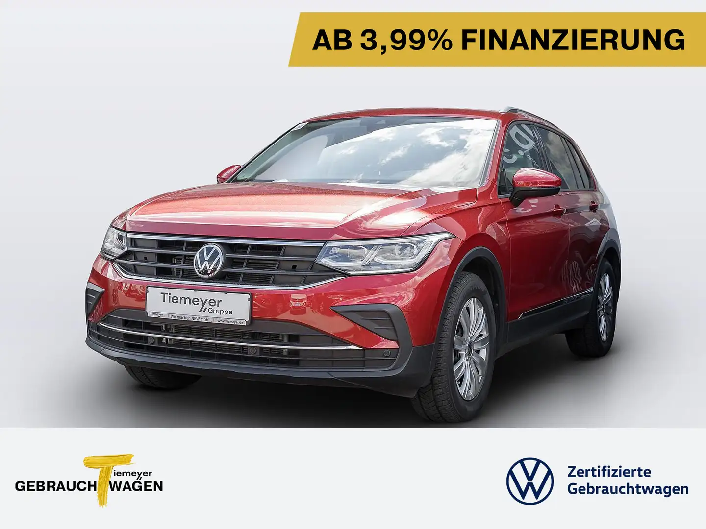 Volkswagen Tiguan 1.5 TSI DSG ACTIVE MATRIX NAVI KAMERA EAS Rot - 1