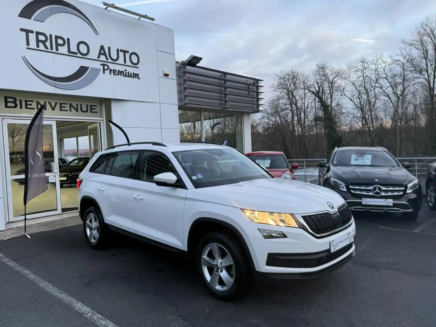 Skoda Kodiaq Kodiaq 1.5 TSI ACT - 150 5pl  Ambition GPS + RADAR AV/AR + CARPLAY Weiß - 1