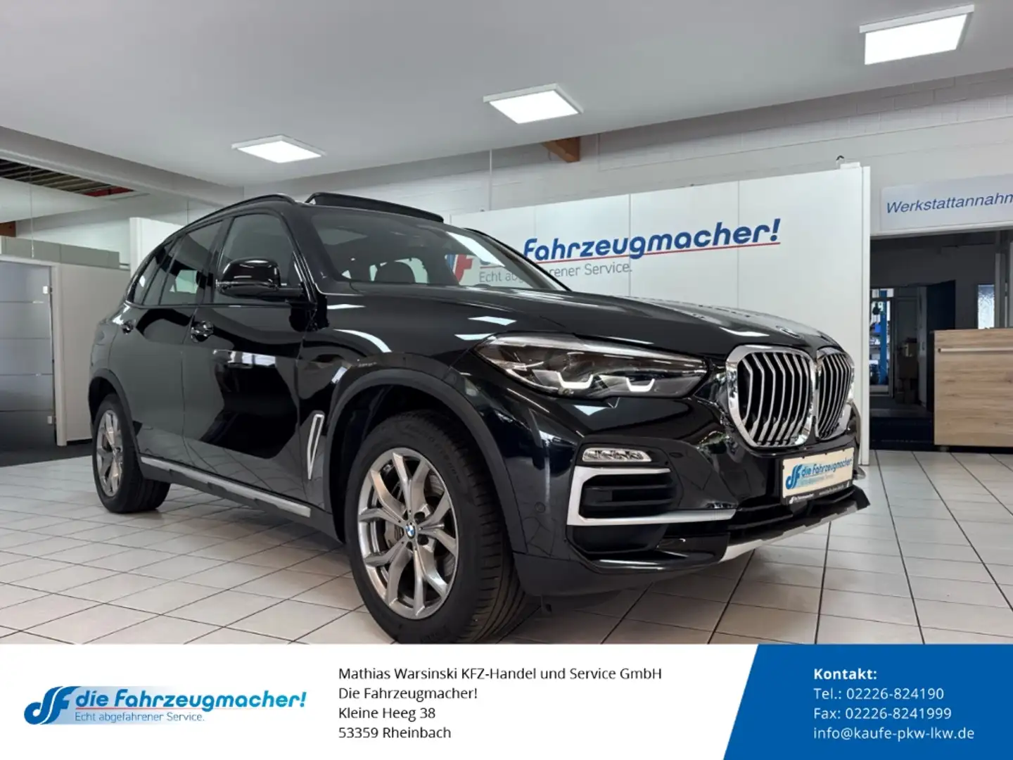 BMW X5 xDrive 45 e xLine Park-Assistent Luftfederung Nive Schwarz - 1