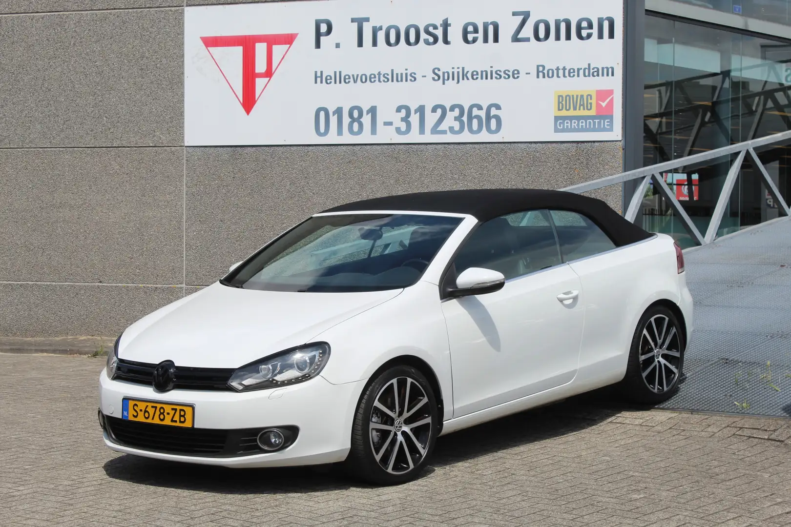 Volkswagen Golf Cabriolet 1.4 TSI Navigatie/Climate control/Stoelverwarming/ Blanc - 2