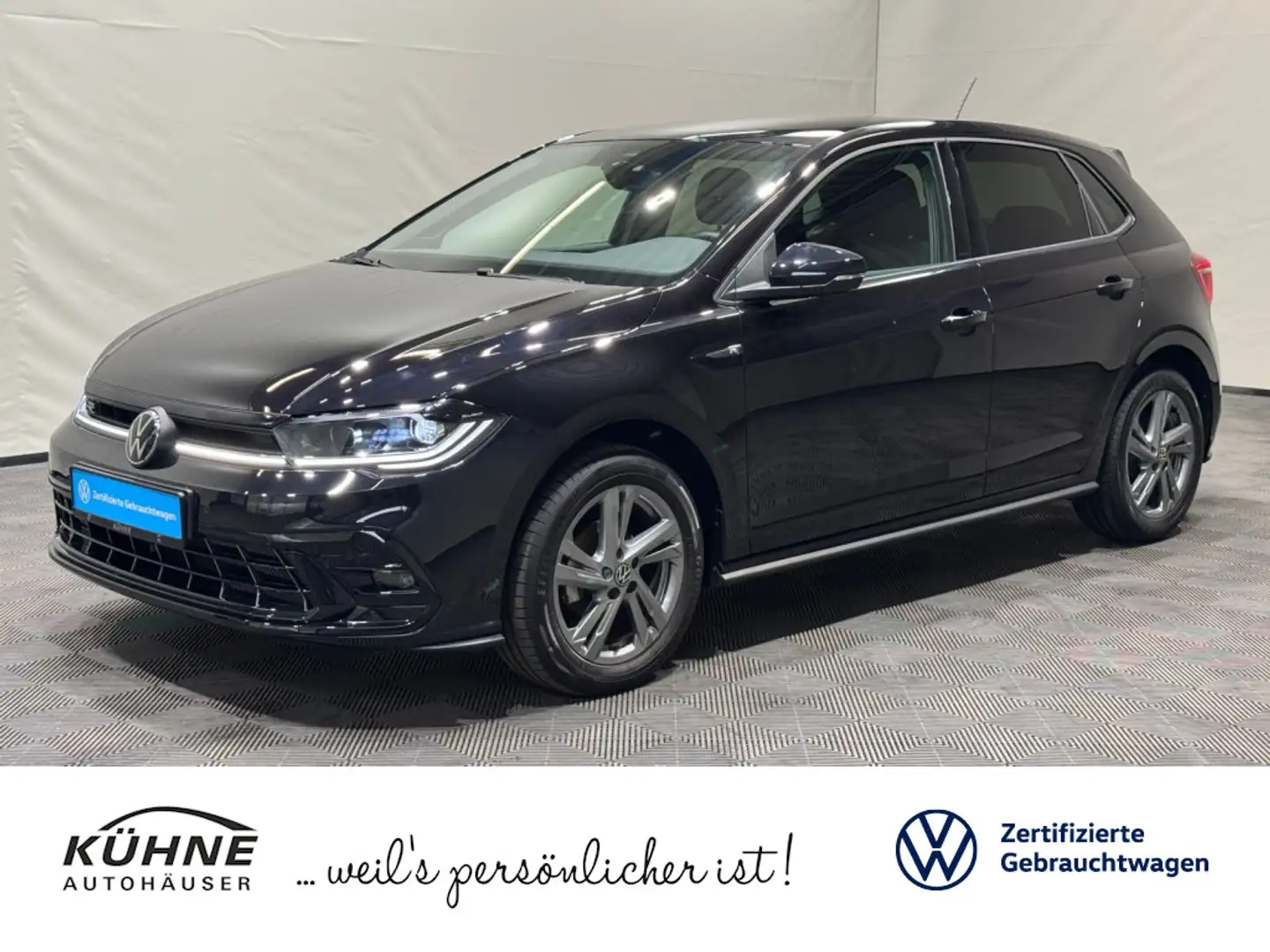 Volkswagen Polo R-Line 1.0 TSI | MATRIX DIGITAL SITZHEIZUNG Schwarz - 1