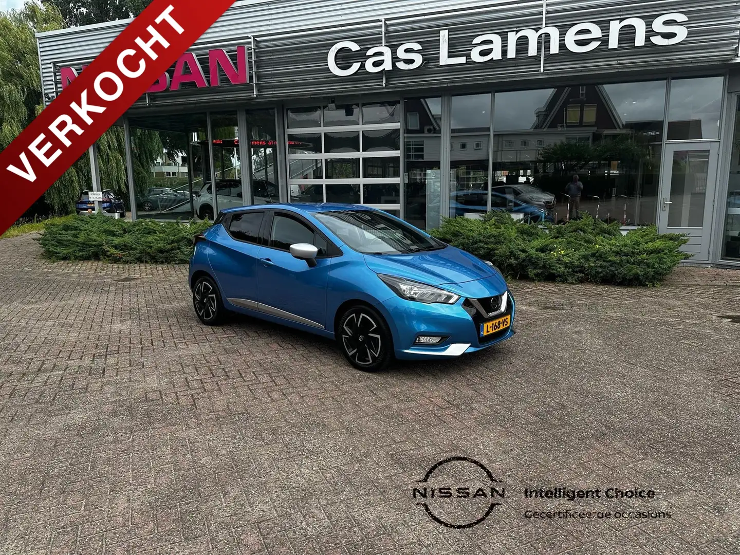 Nissan Micra 1.0 IG-T 92pk Tekna Led Bleu - 1