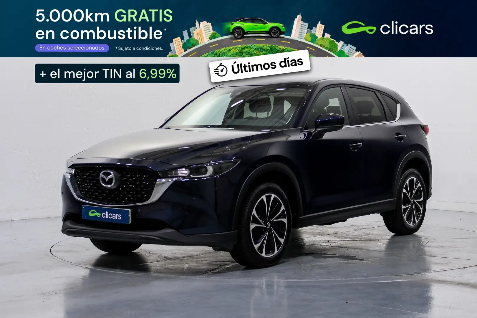 Mazda CX-5 2.2 Skyactiv-D Origin 2WD 110kW Negro - 1
