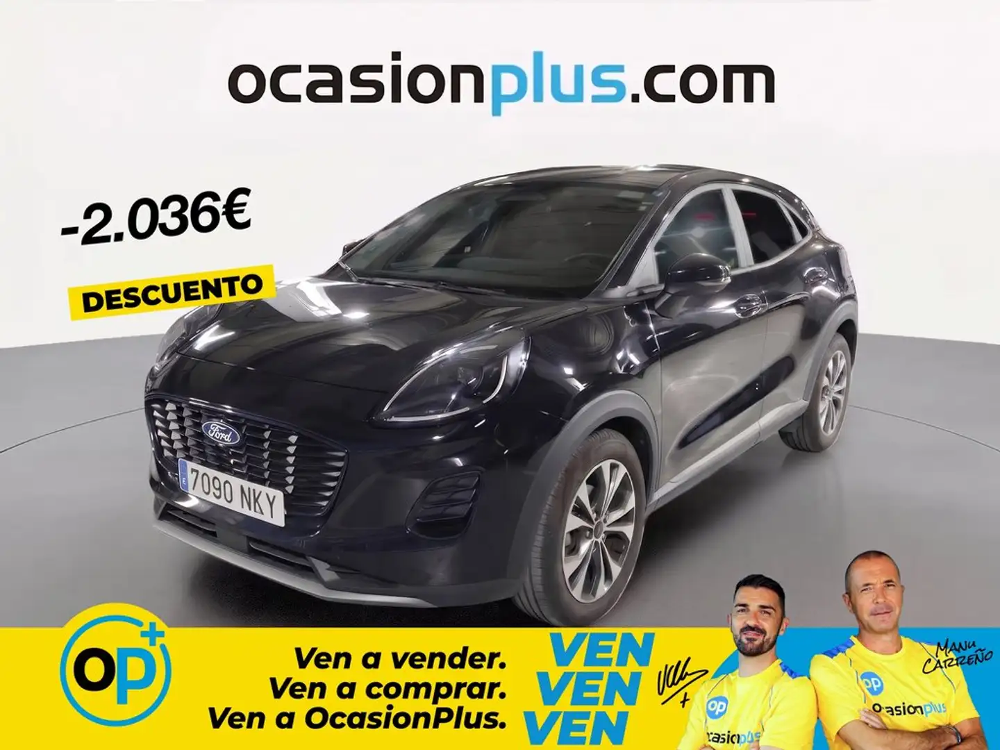 Ford Puma 1.0 EcoBoost MHEV Titanium Aut. 125 Negro - 1