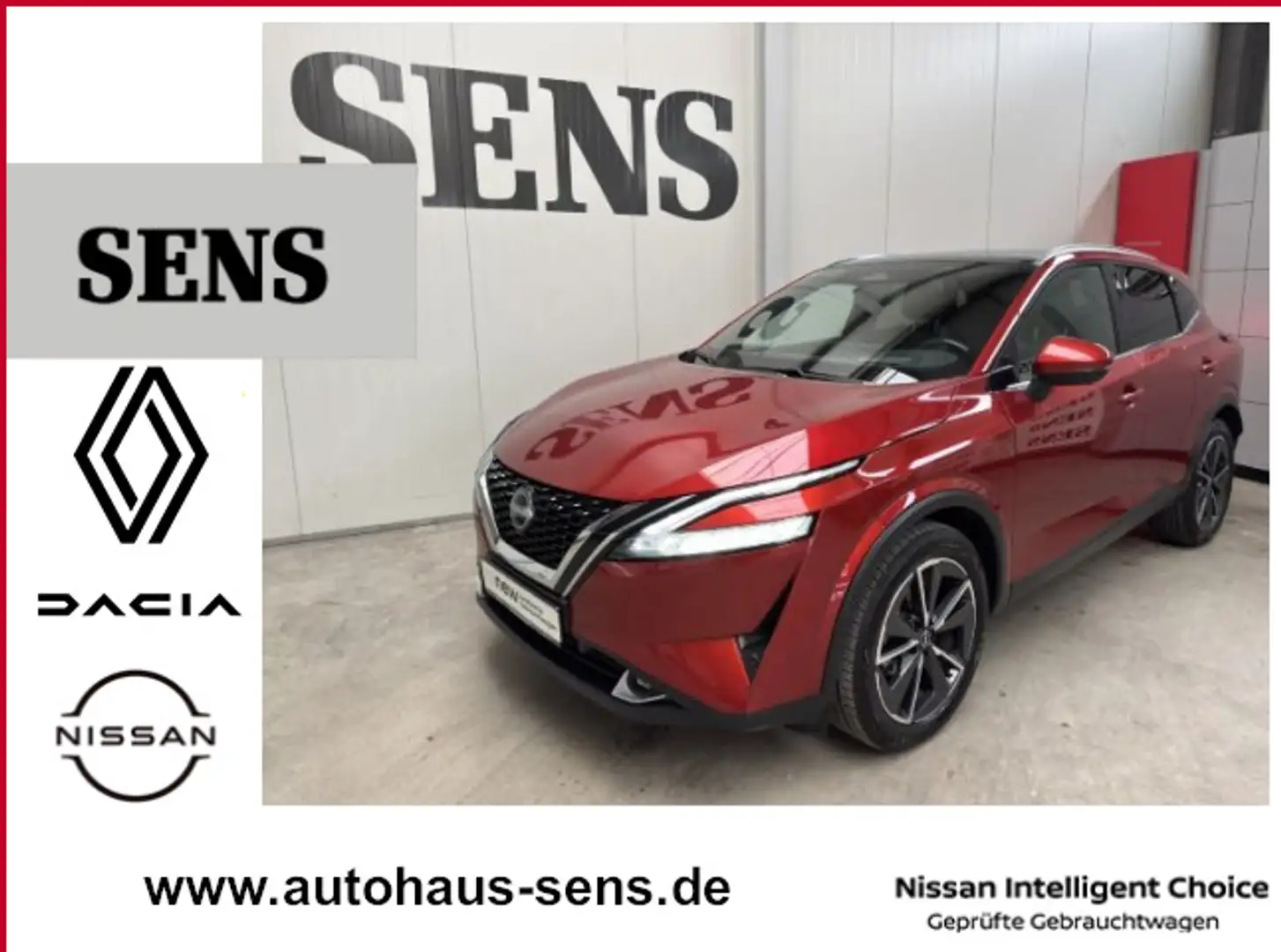 Nissan Qashqai 1.3 DIG-T Tekna+ Automatik Rouge - 1