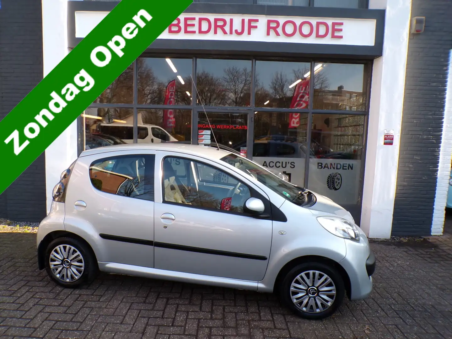 Citroen C1 1.0-12V 5-Drs Automaat Ambiance AIRCO! ''ZONDAG OP Silber - 1