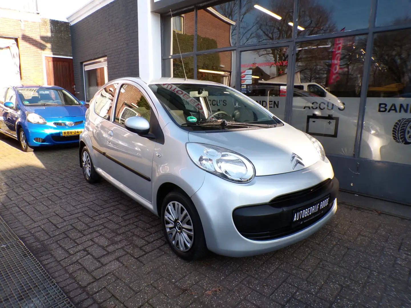 Citroen C1 1.0-12V 5-Drs Automaat Ambiance AIRCO! ''ZONDAG OP Silber - 2