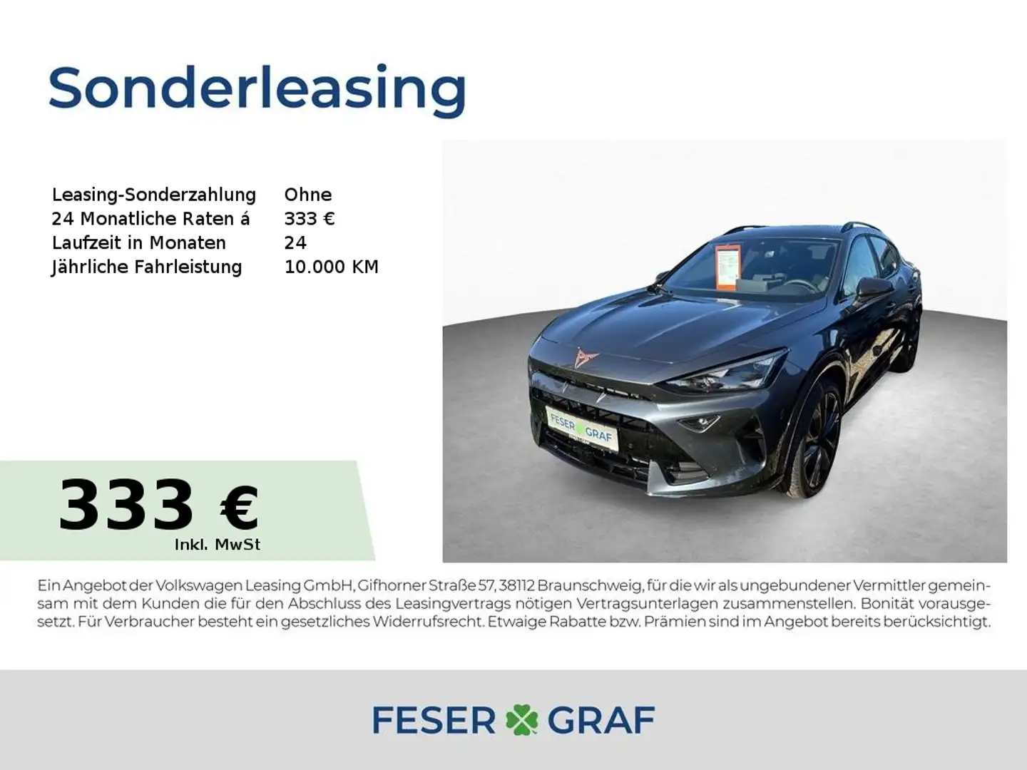 CUPRA Formentor VZ265 DSG AHK|MATRIX|SENNHEISER|IntelligentDrive3 Gris - 1