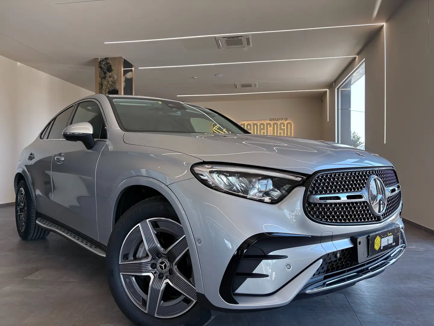 Mercedes-Benz GLC 220 GLC Coupe 220 d Premium 4matic auto IVA Esposta Argento - 1