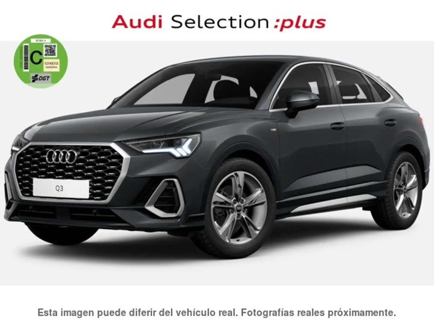 Audi Q3 Sportback 35 TDI S line S tronic Gris - 1