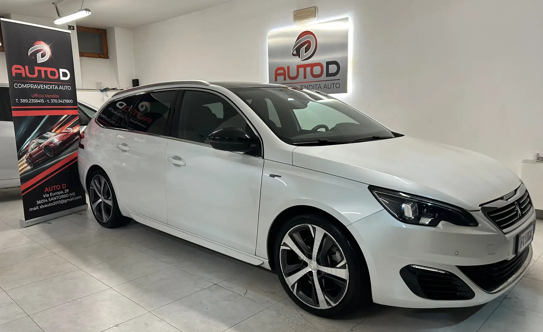 Peugeot 308 308 II 2013 SW SW 2.0 bluehdi 16v Gt s Bianco - 1