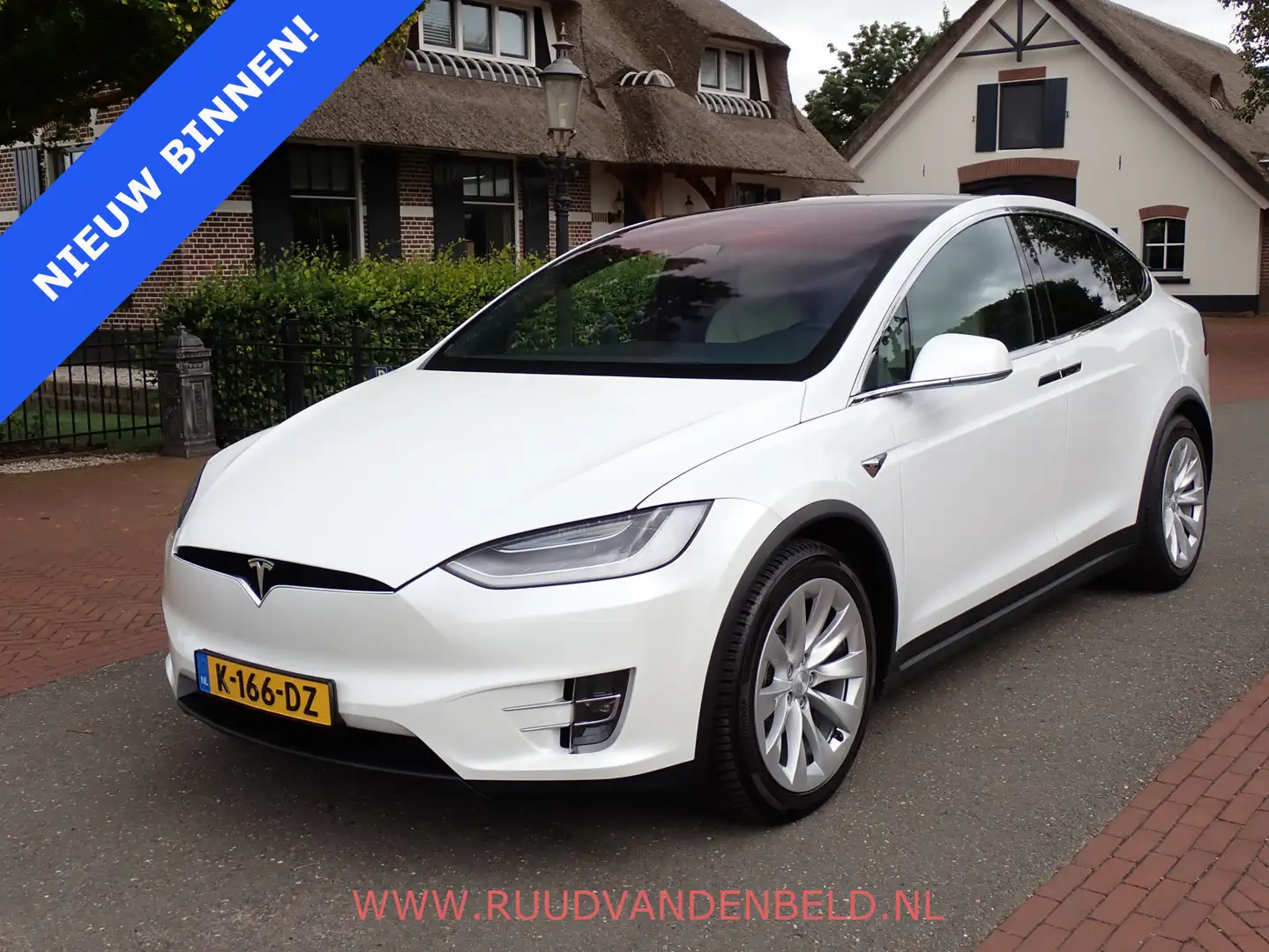 Tesla Model X LONG RANGE PLUS RAVEN 7-PERS AUTOPILOT CCS TREKHAA Wit - 1
