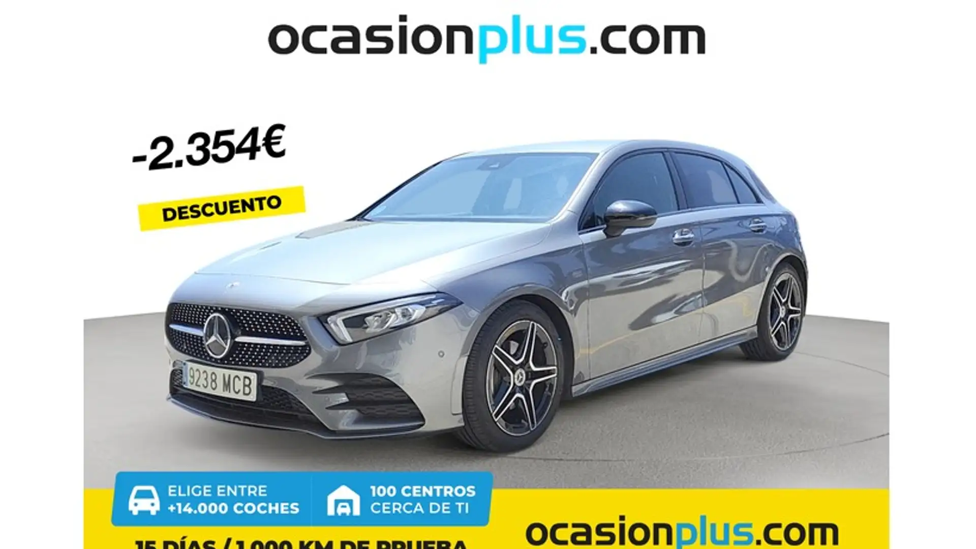Mercedes-Benz A 180 180d 8G-DCT Gris - 1