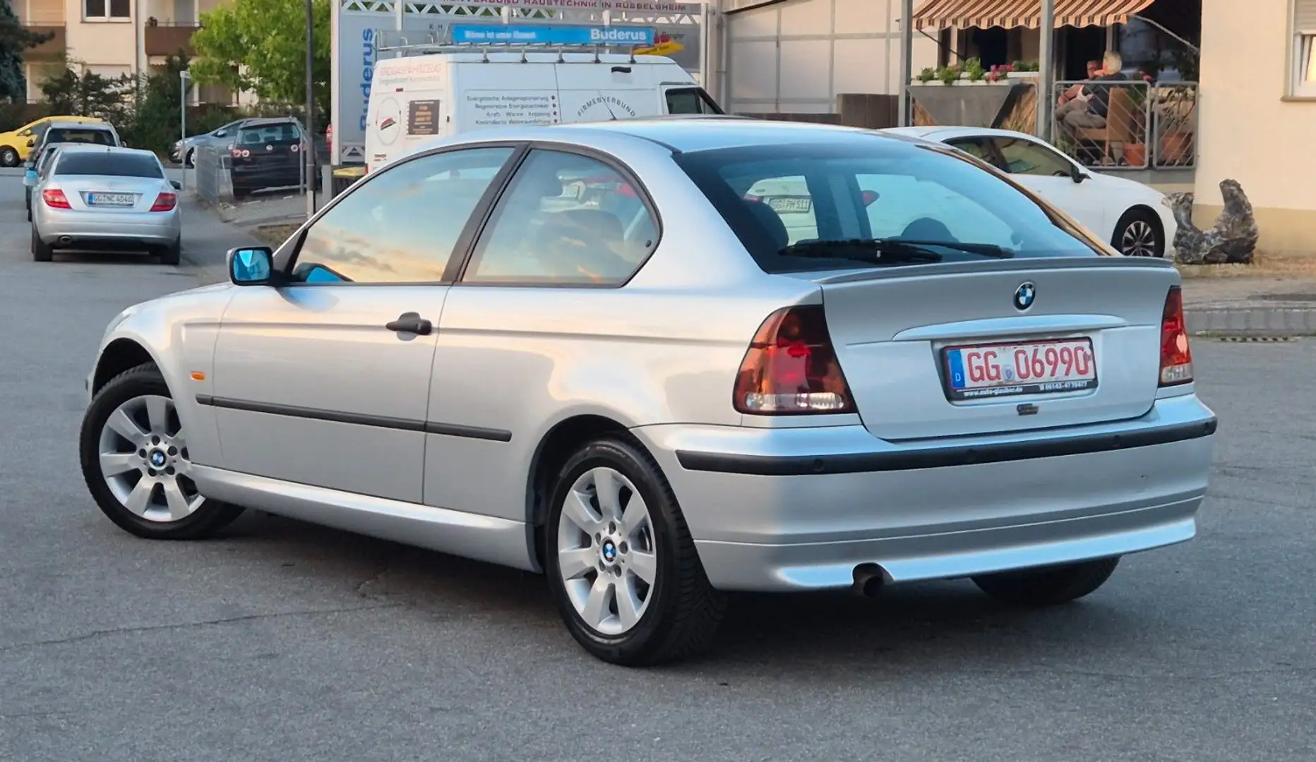 BMW 316 ti Compact *2.HAND* PDC/Klima/Allwetter/TÜV Argento - 2