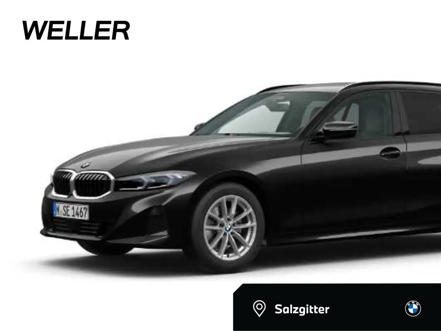 BMW 318 d Touring Ad.LED AHK ACC RFK LCPro HuD SpoSi. Noir - 1