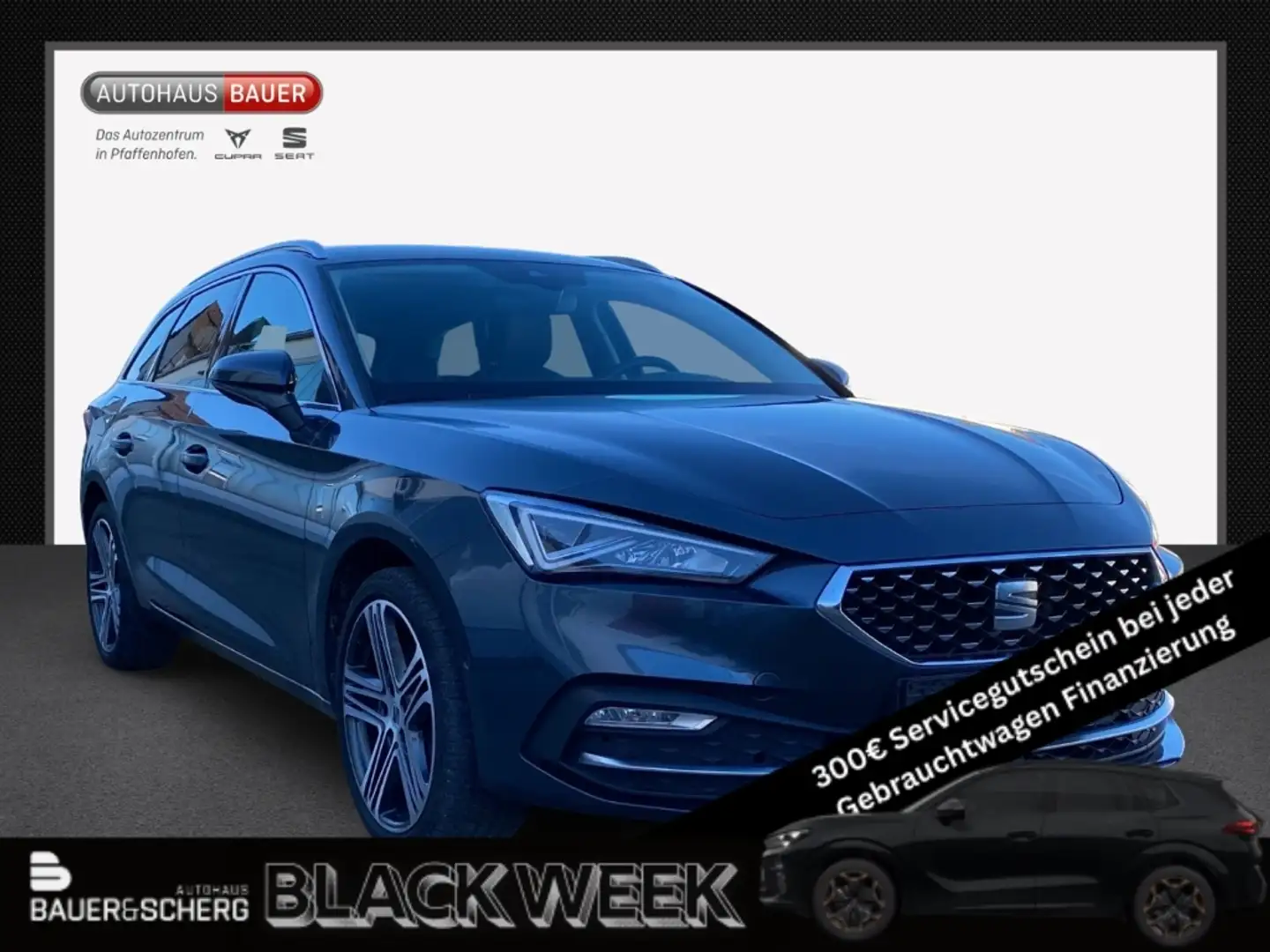 SEAT Leon ST Xcellence 2.0TDI DSG AUTOM AHK ACC PARKLENK V+H Grigio - 1