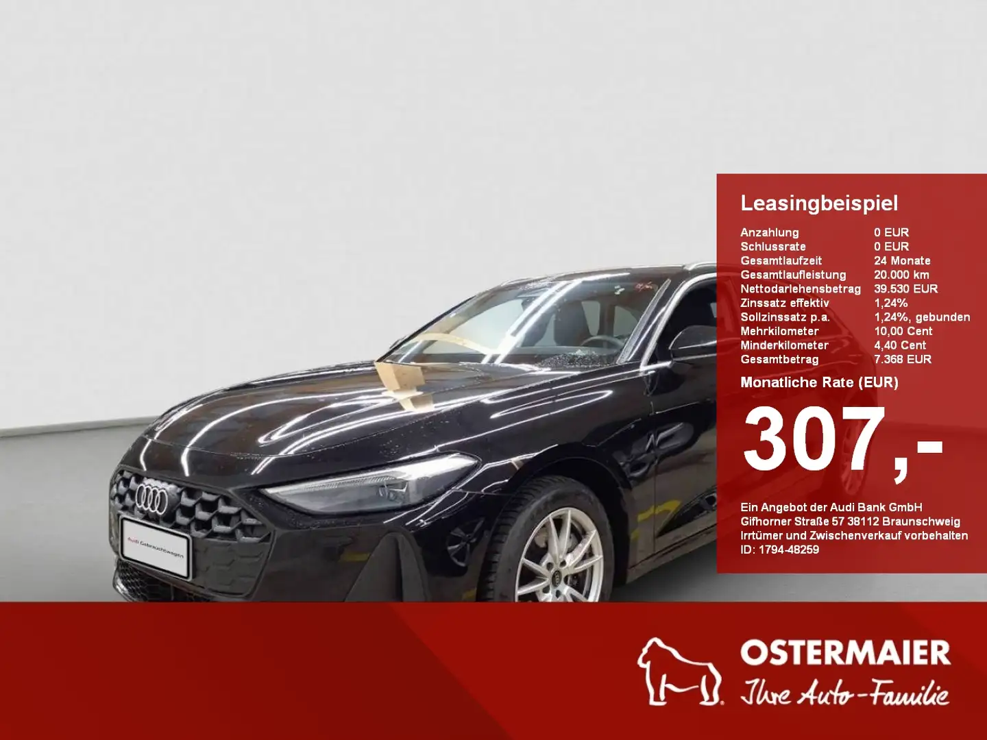 Audi A5 Avant TFSI 150PS S-TRONIC R-KAMERA.ACC.ALU.5J-GARA Nero - 1