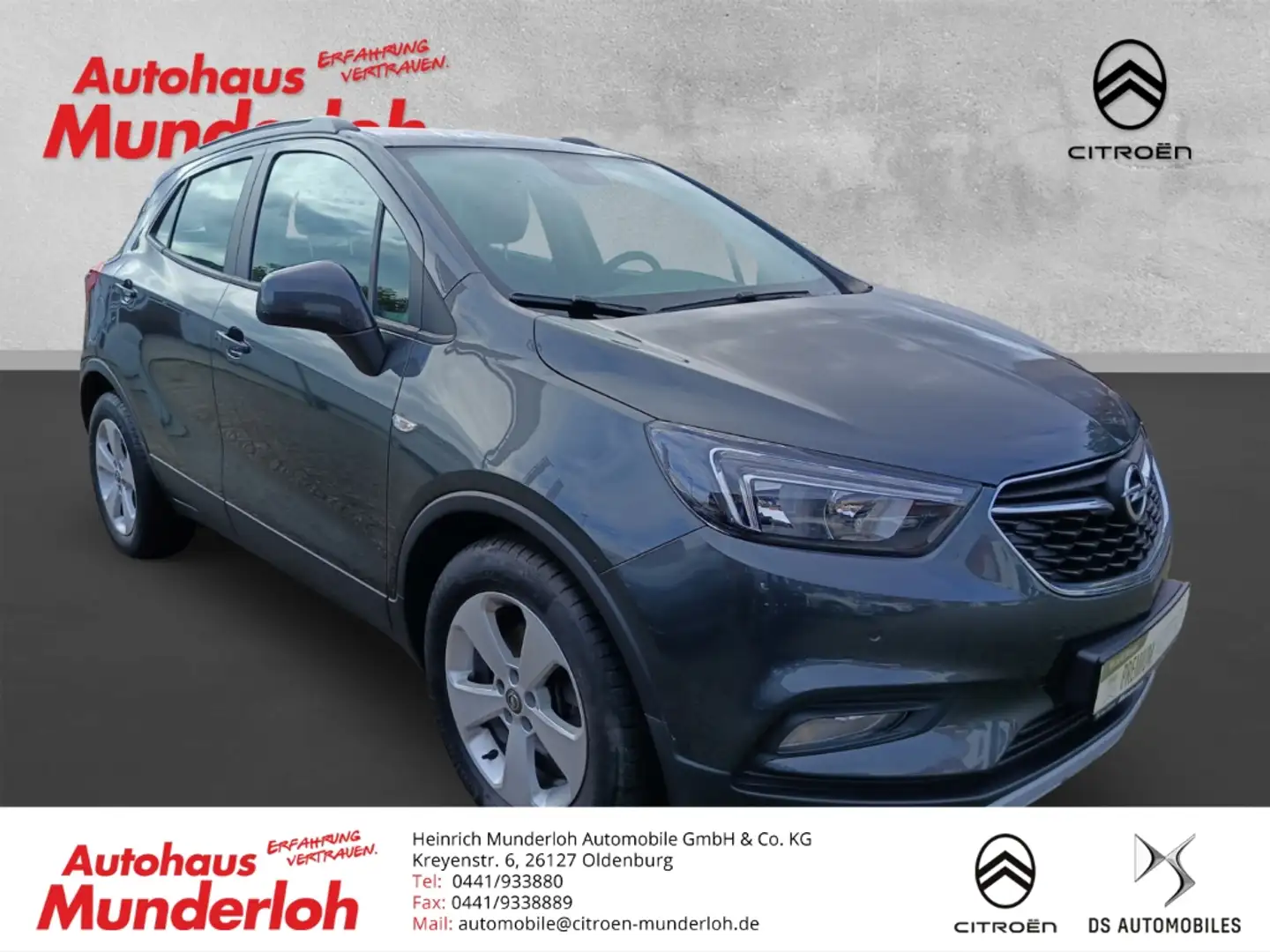 Opel Mokka X Active  1.4 NAVI PDC LED Tagfahrlicht Klimaautomat Grau - 1