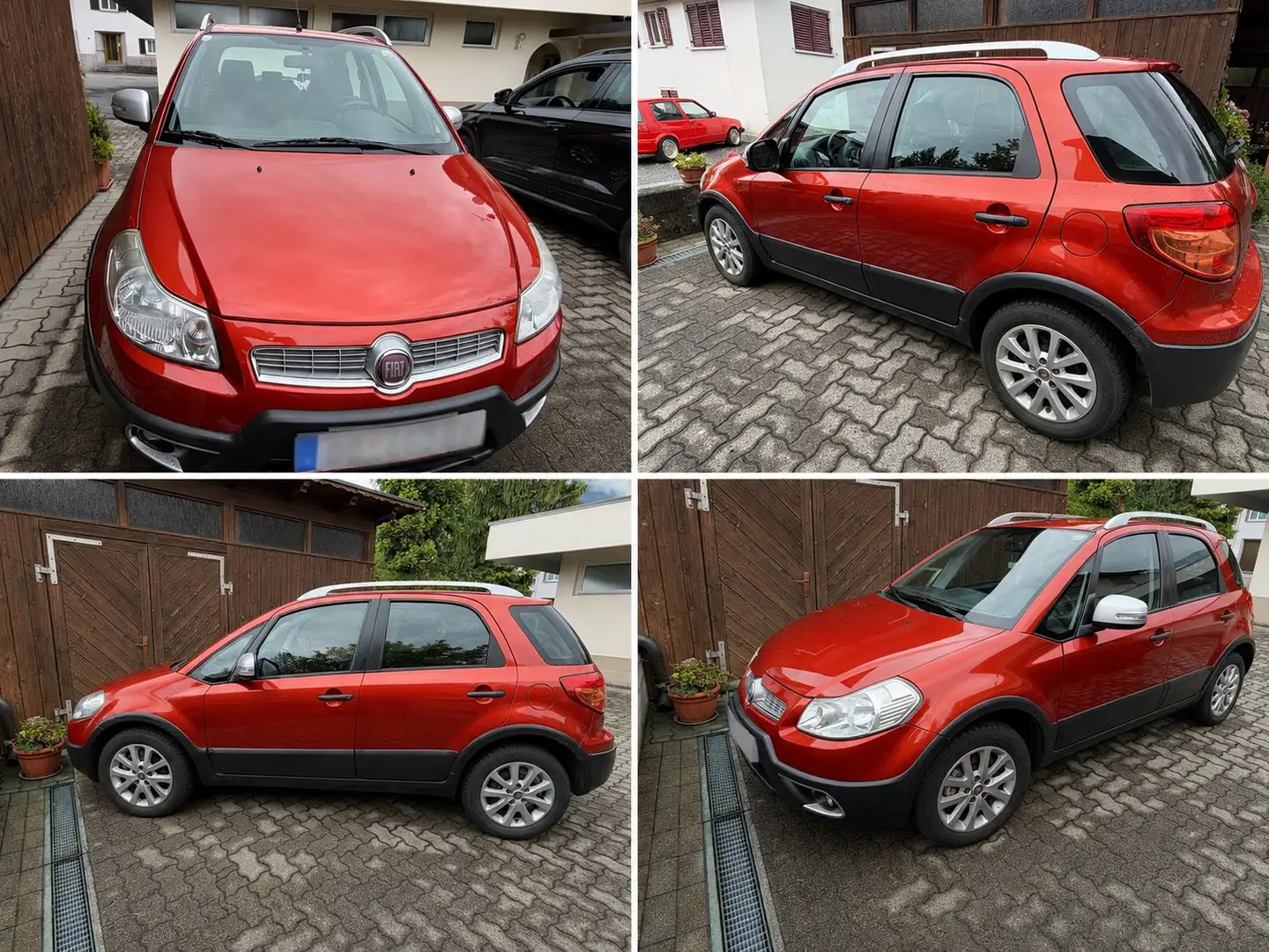 Fiat Sedici 1,6 16V 120 Dynamic 4x4 Allrad, Bambuco Rot Rot - 1