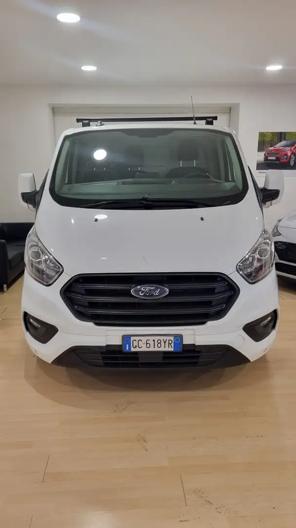 Ford Transit Custom 300 2.0 TDI MHEV 130CV TREND Bianco - 1