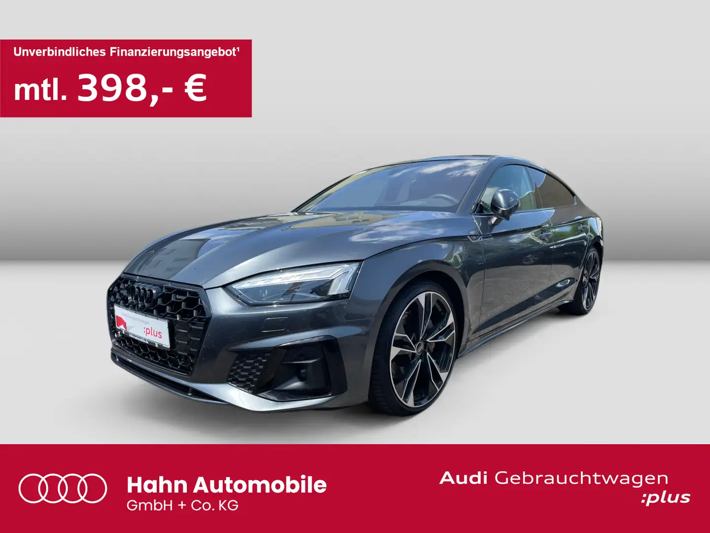 Audi A5 45TFSI quattro S-trc S-line HUD AHK Grau - 1