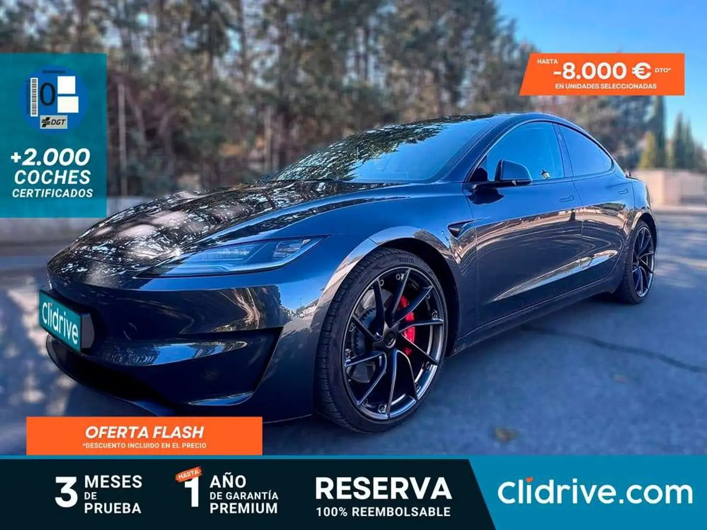 Tesla Model 3 Performance AWD Negro - 1