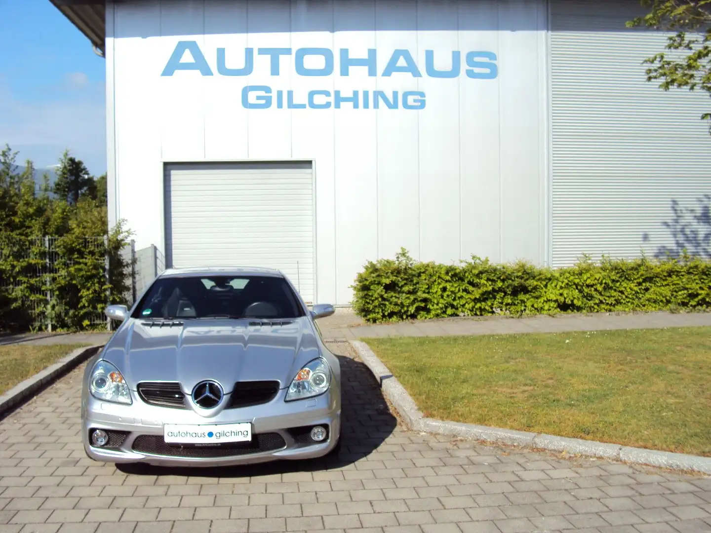 Mercedes-Benz SLK 55 AMG Airscarf Harman-Kardon PTS Plateado - 1