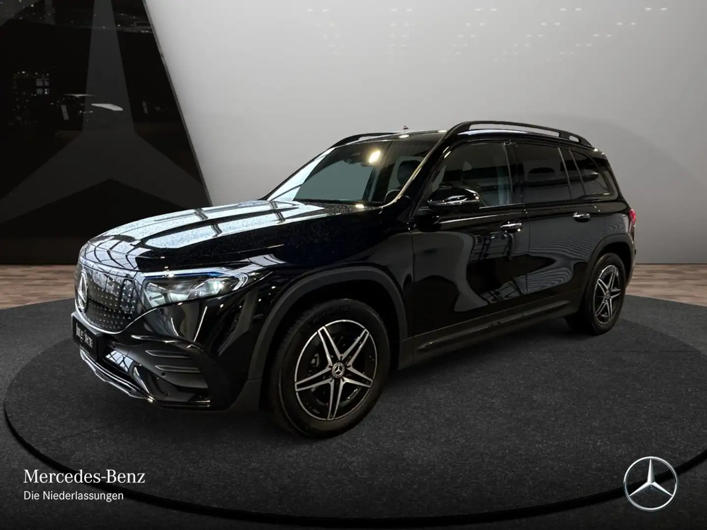 Mercedes-Benz EQB 250 AMG+NIGHT+PREMIUM+PANO+360+MEMORY+HUD+SPUR Schwarz - 2