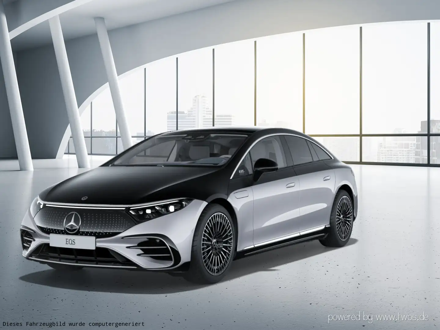 Mercedes-Benz EQS EQS 580 AMG Line/edition 1/Navi/Pano.-Dach Styling Silber - 2