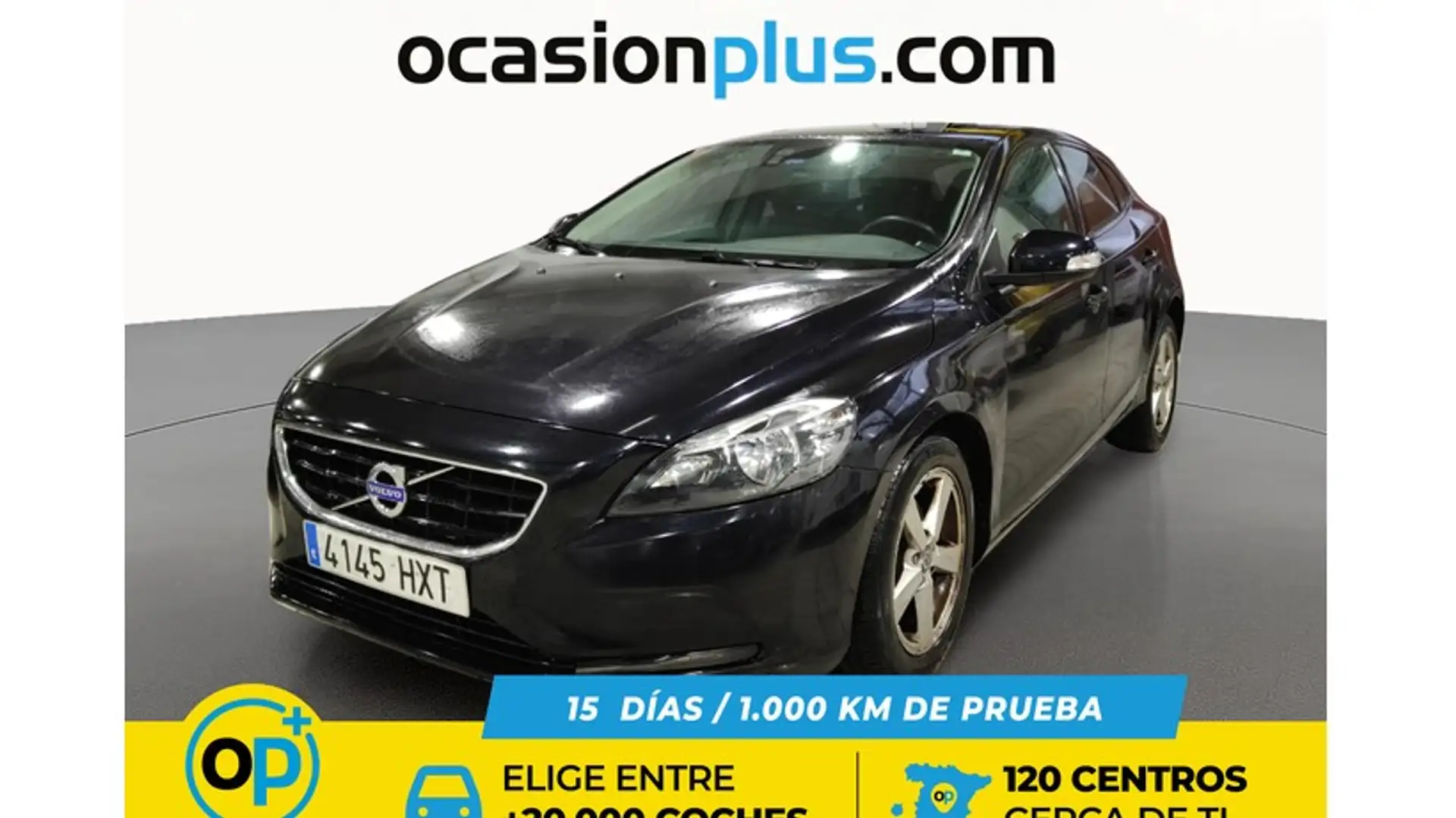 Volvo V40 D2 Kinetic 115 Noir - 1