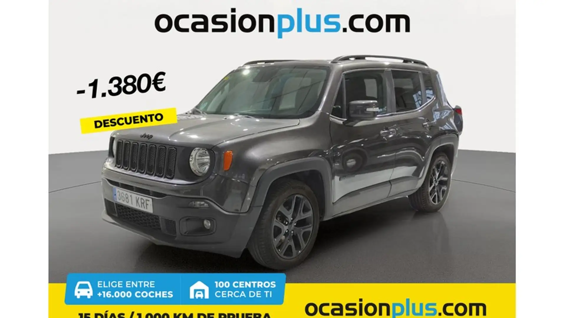 Jeep Renegade 1.6Mjt Night Eagle II 4x2 88kW Gris - 1