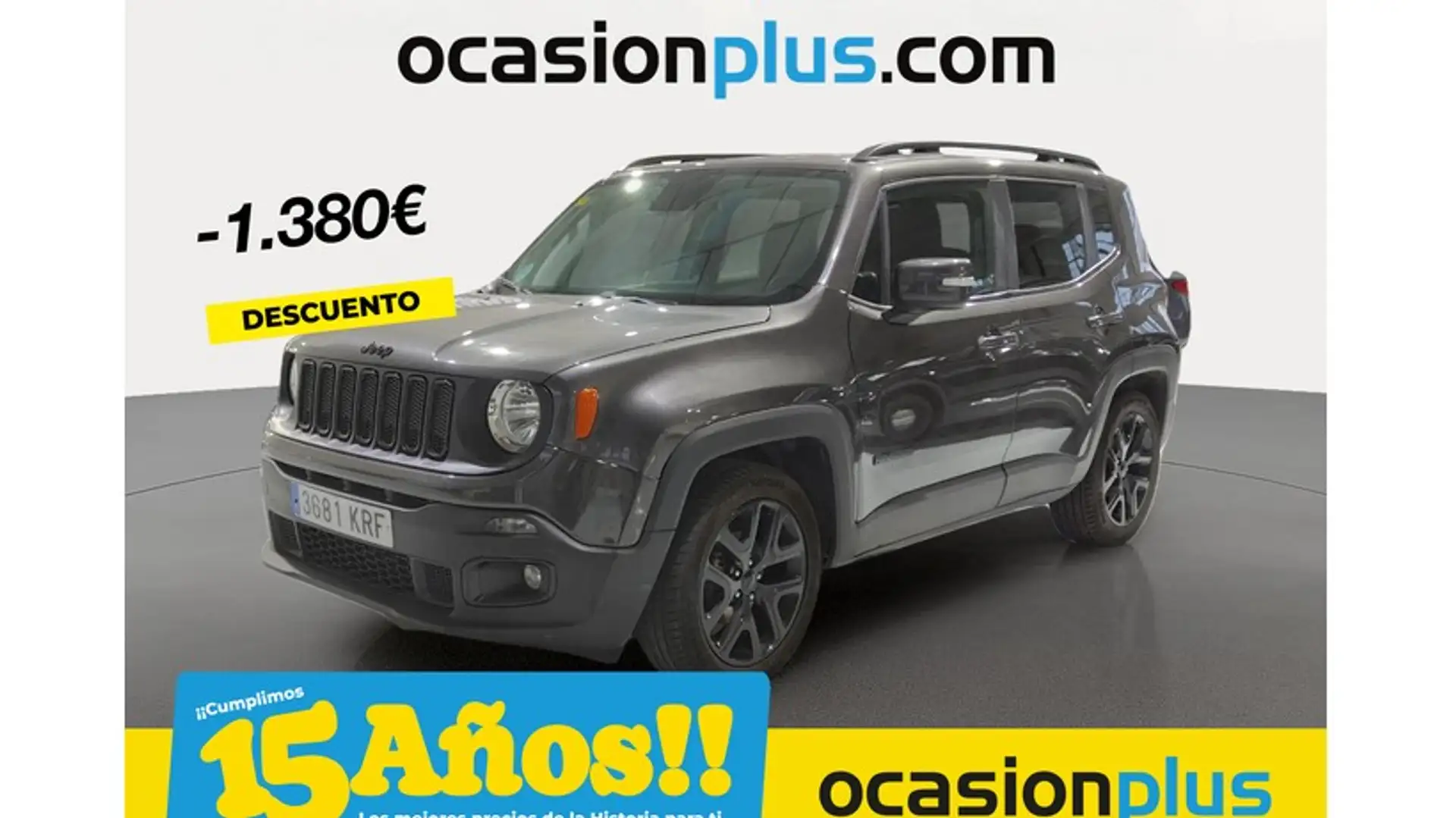 Jeep Renegade 1.6Mjt Night Eagle II 4x2 88kW Grijs - 1