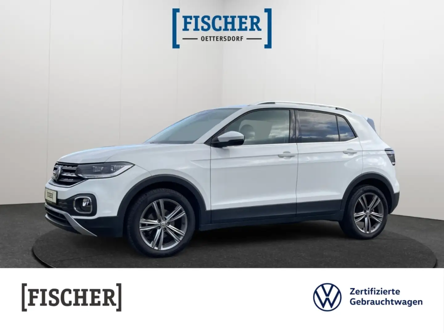 Volkswagen T-Cross 1.0TSI DSG Style LED Navi ACC DAB+ Weiß - 1