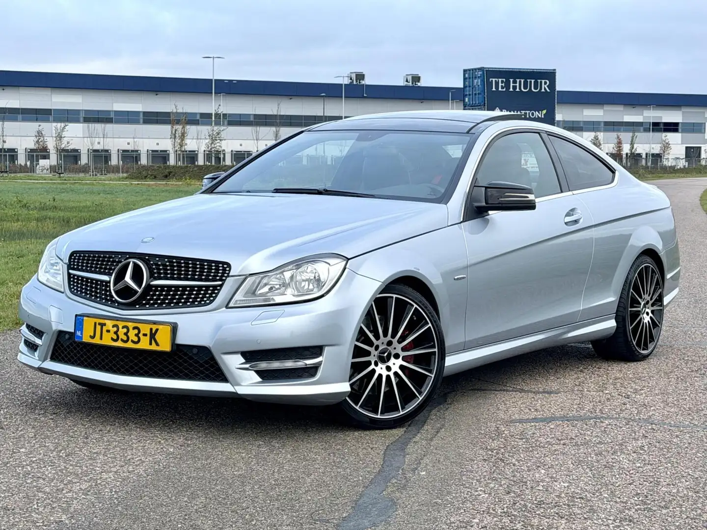 Mercedes-Benz C 250 Coupé AMG pakket | Pano | Facelift Gris - 1