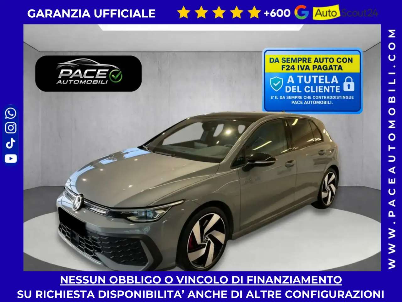 Volkswagen Golf GTI VIII.5 8.5 MATRIX IQ PERFORMANCE BLACK 18" DSG ACC