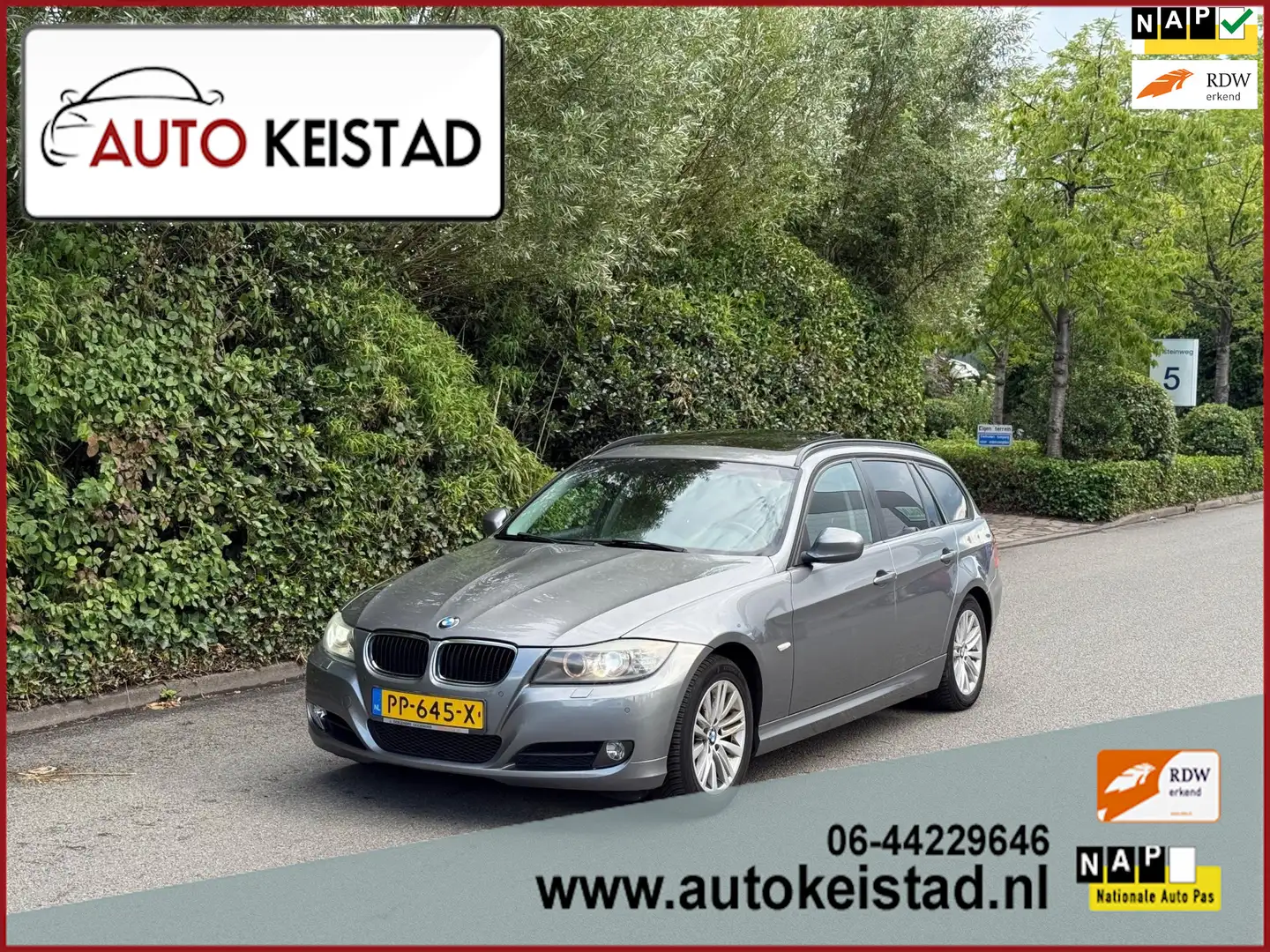 BMW 318 3-serie Touring 318i AUTOMAAT XENON/NAVIGATIE/CLIM Gris - 1