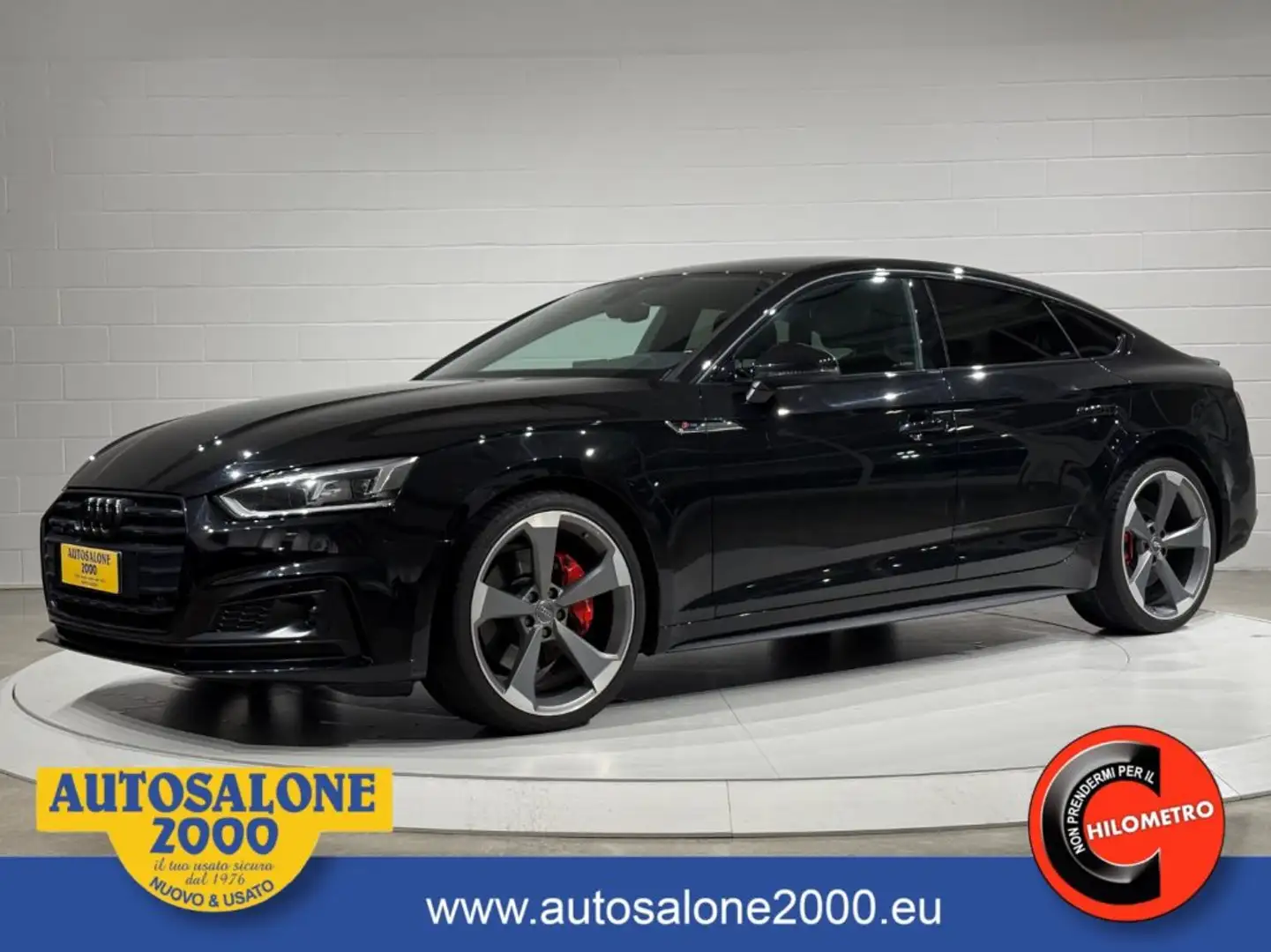 Audi A5 SPB 2.0TFSI Sline S tronic S line quattro P. REALE Schwarz - 1