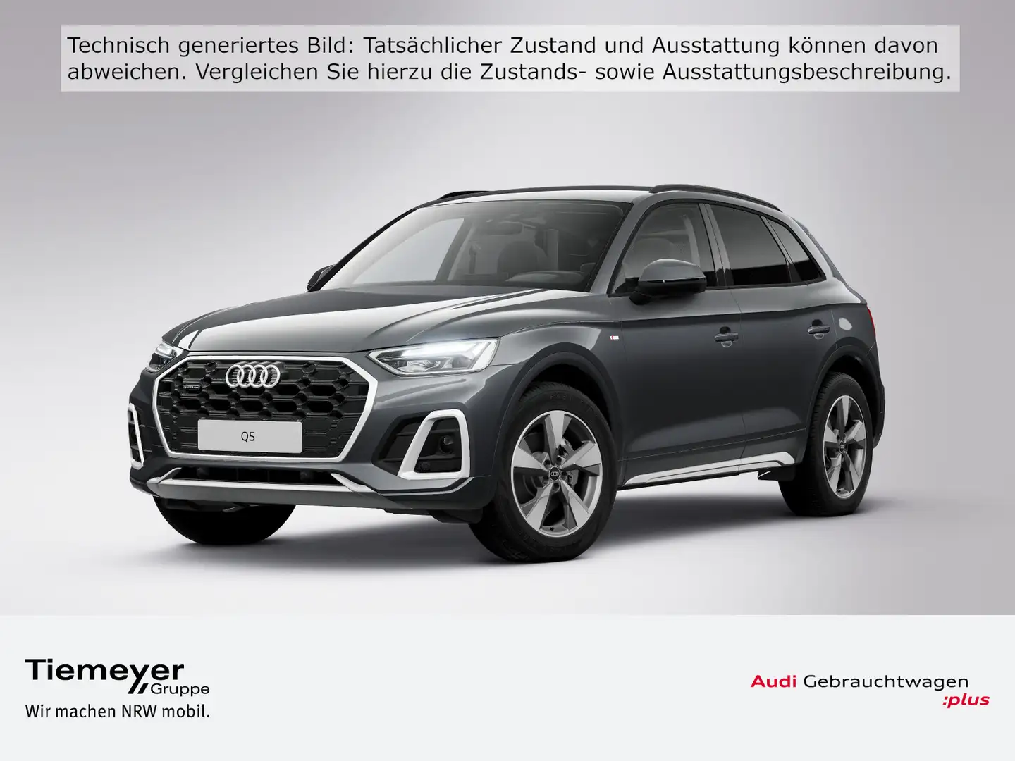 Audi Q5 40 TDI Q S LINE NAVI KAMERA PRIVACY Grau - 1