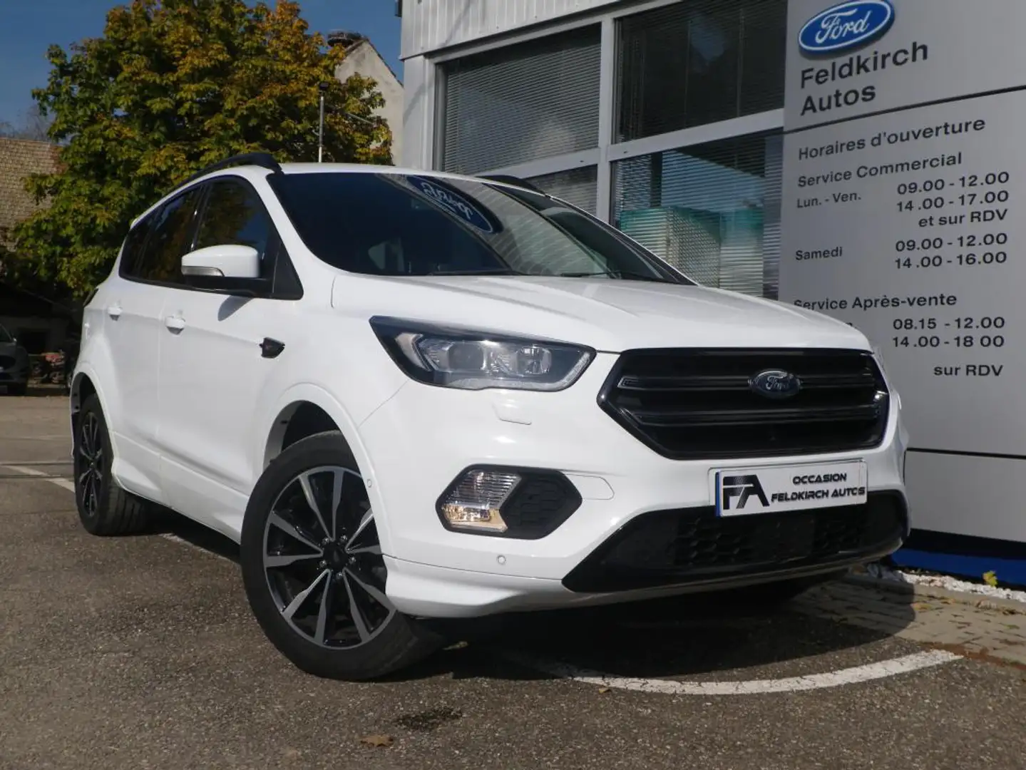 Ford Kuga II 1.5 150 BV6 ST-LINE / E85 ST LINE Blanc - 2