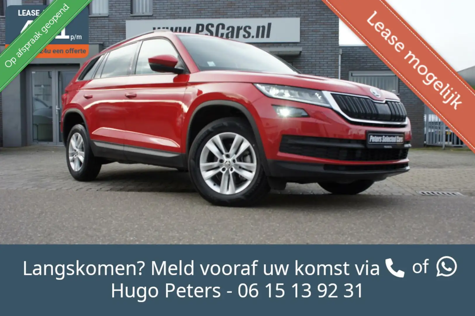 Skoda Kodiaq 1.5 TSI Ambition 7p. Acc|CarPlay|Dodehoek|Navi Rood - 1