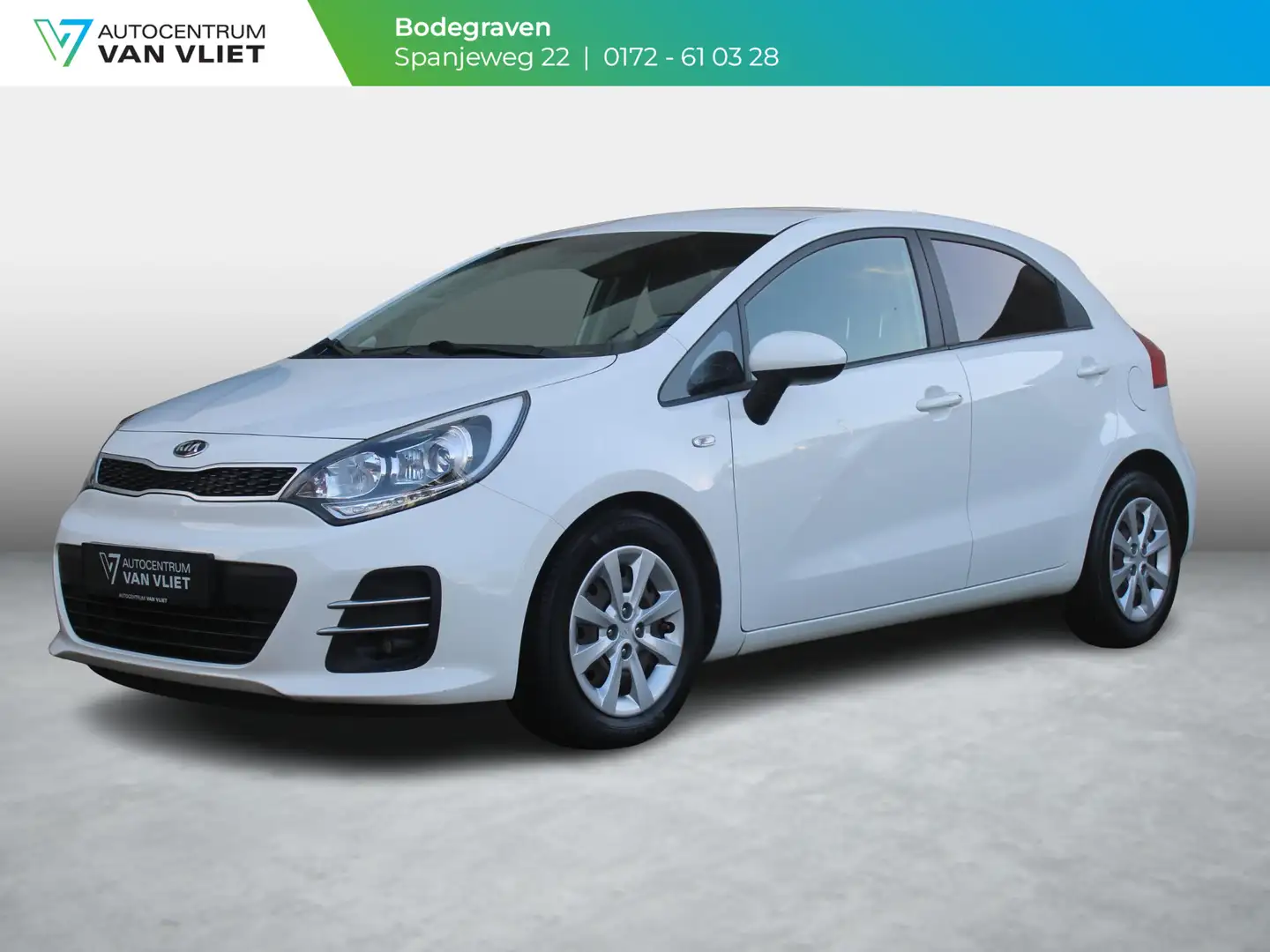 Kia Rio 1.2 CVVT DynamicLine | AIRCO | 12 MAANDEN BOVAG GA Blanc - 1