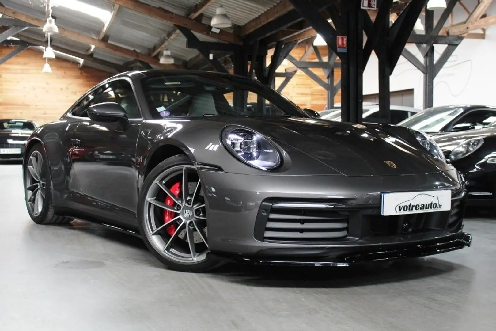 Porsche 911 (992) COUPE 3.0 450 CARRERA 4S PDK8 Gris - 1