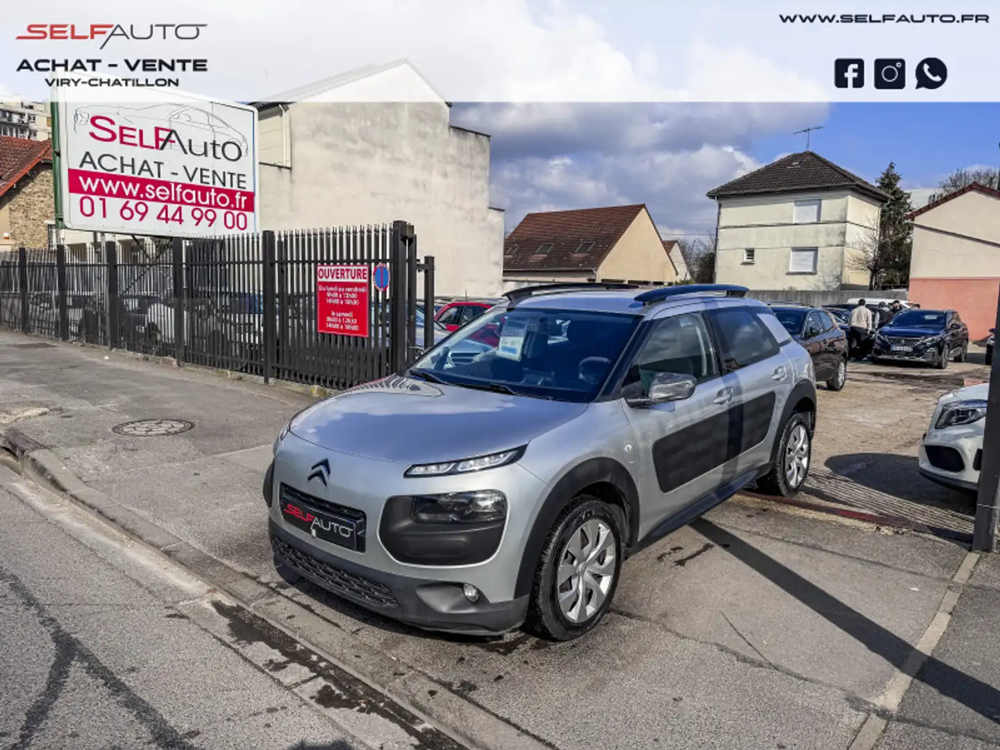 Citroen C4 Cactus E-HDI 92 FEEL ETG6 Gris - 1
