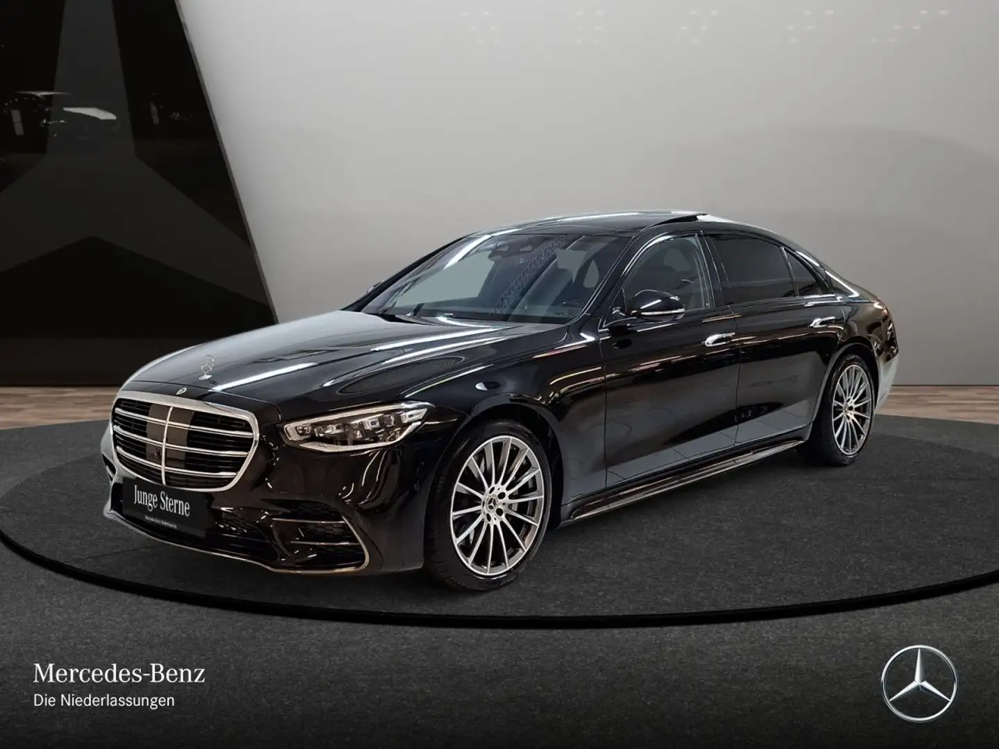 Mercedes-Benz S 600 S 580 L 4M AMG+NIGHT+PANO+DIGITAL-L+BURMESTER3D+TV Schwarz - 2
