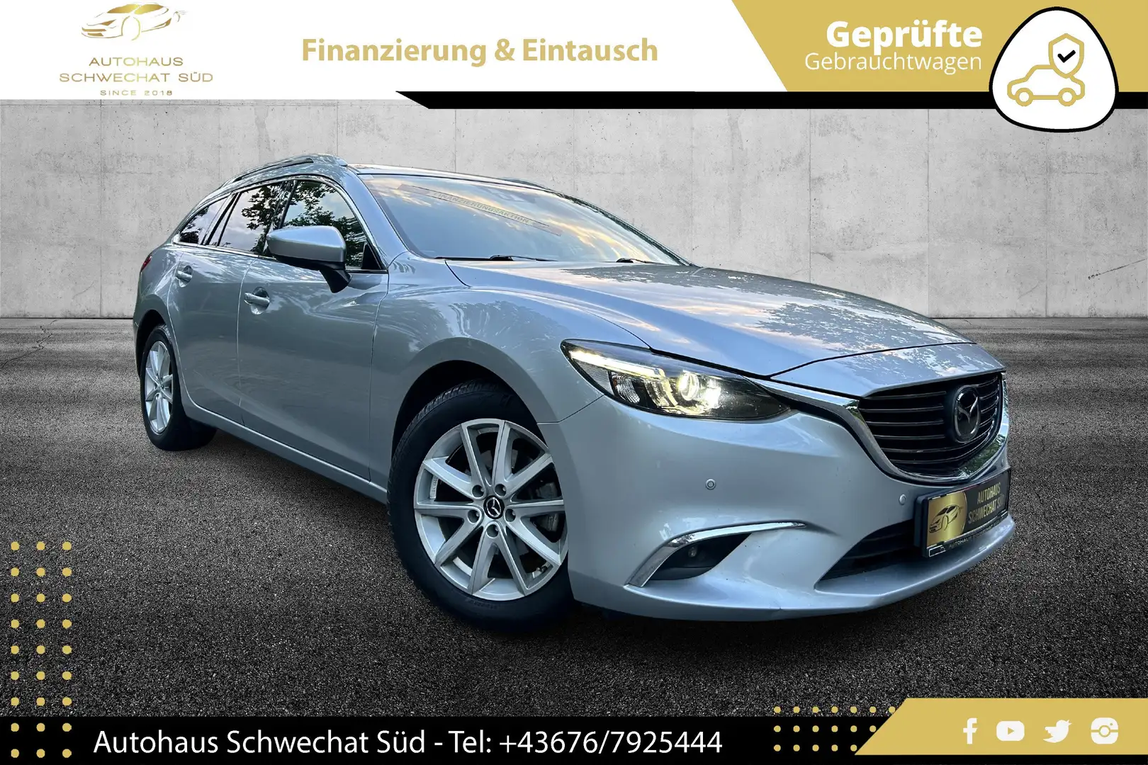 Mazda 6 CD175 AUT. REVOLUTION TOP AWD //BOSE//LEDER// Grau - 1
