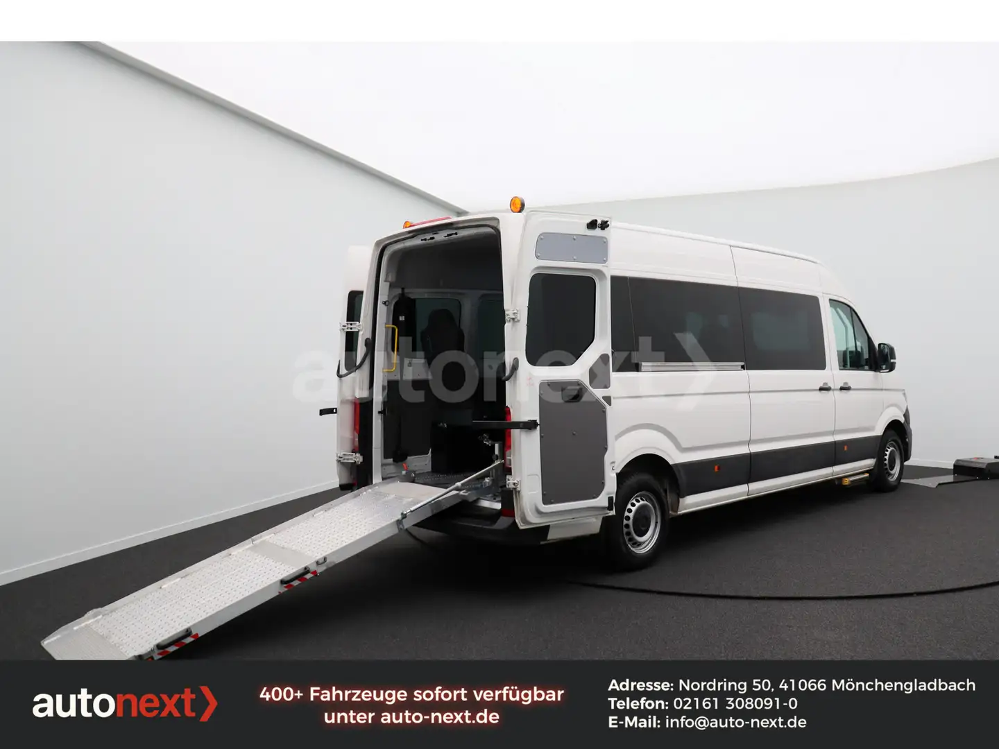 Volkswagen Crafter MAXI Automatik *Rollstuhl-Rampe+ 8Sitze* Biały - 1