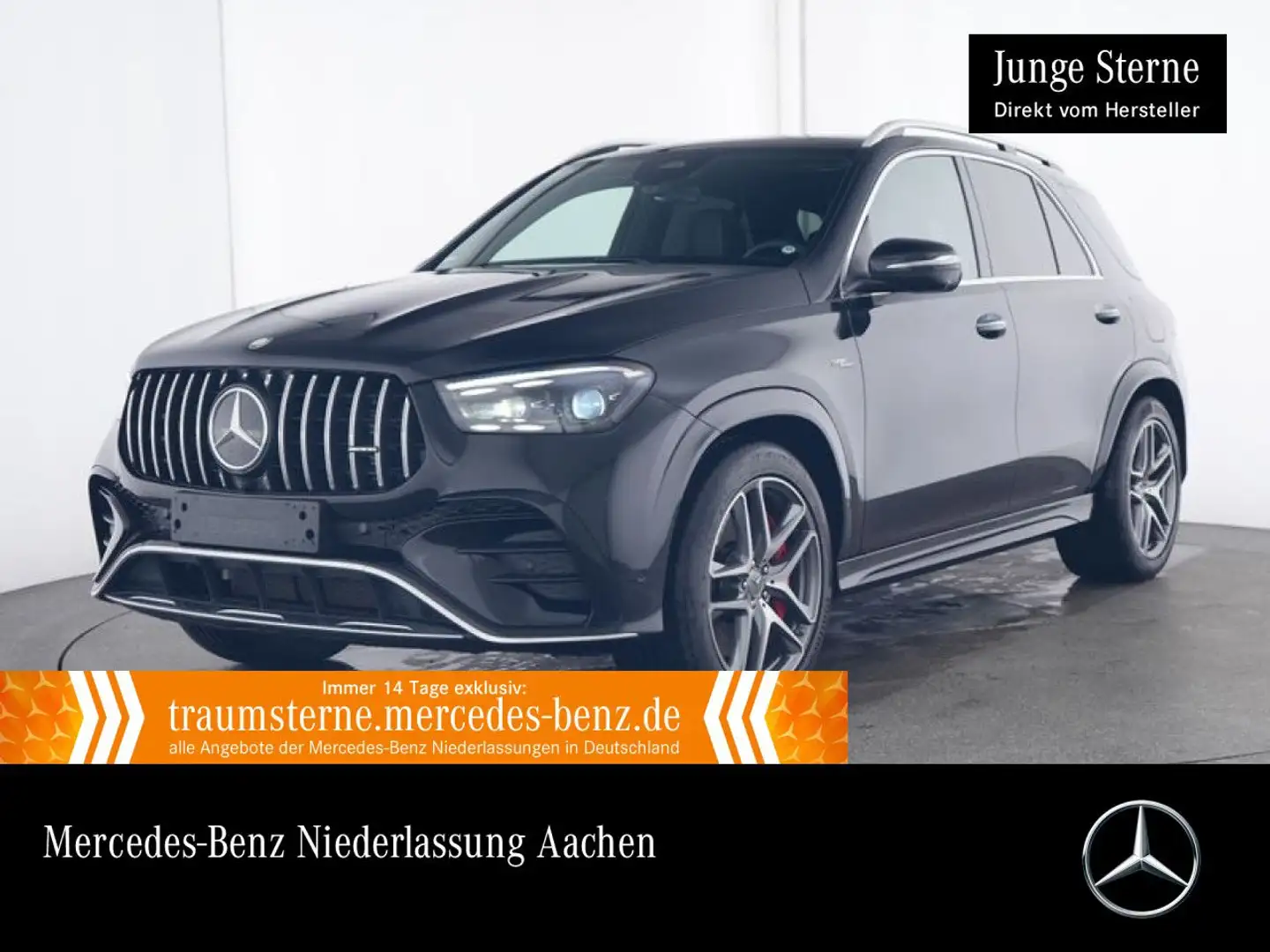 Mercedes-Benz GLE 53 AMG GLE 53 HYBRID 4M PANO+360+AHK+MULTIBEAM+21"+HUD+9G Zwart - 1